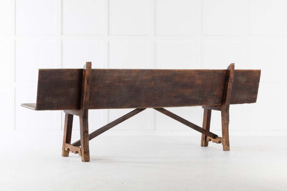 Pair of Early 18th Century Spanish Benches View X