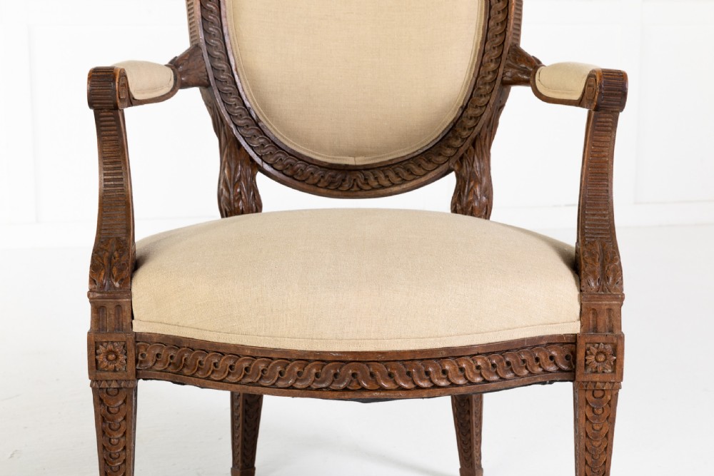 Pair of French 18th Century Armchairs View IX