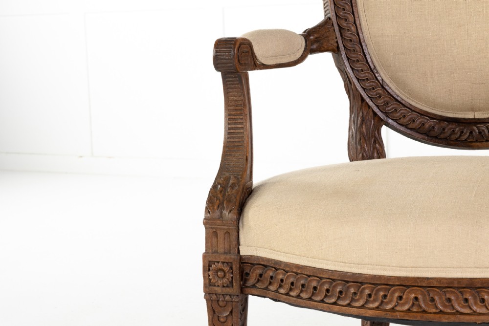Pair of French 18th Century Armchairs View X