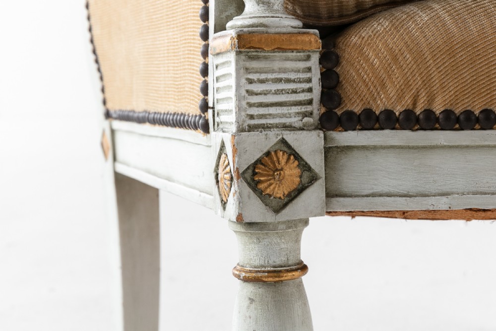 19th Century Pair of French Painted Chairs View VII