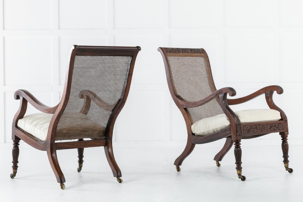 Pair of 19th Century Anglo Indian Plantation Chairs View VIII