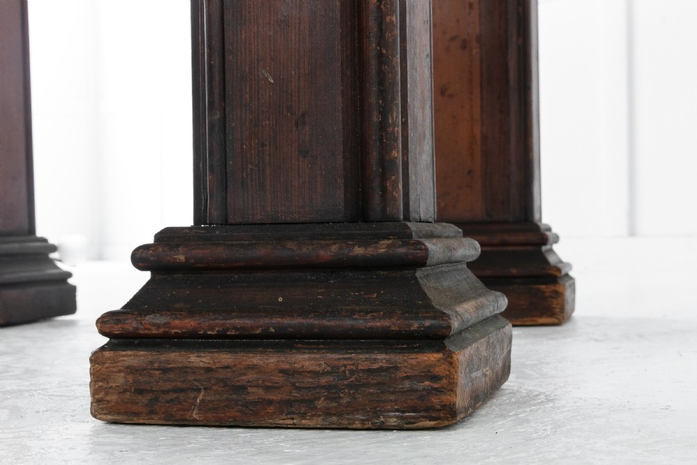 19th Century Victorian Gothic Pine Console Table View V