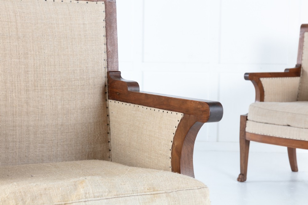 Pair of 19th Century French Walnut Armchairs View IV