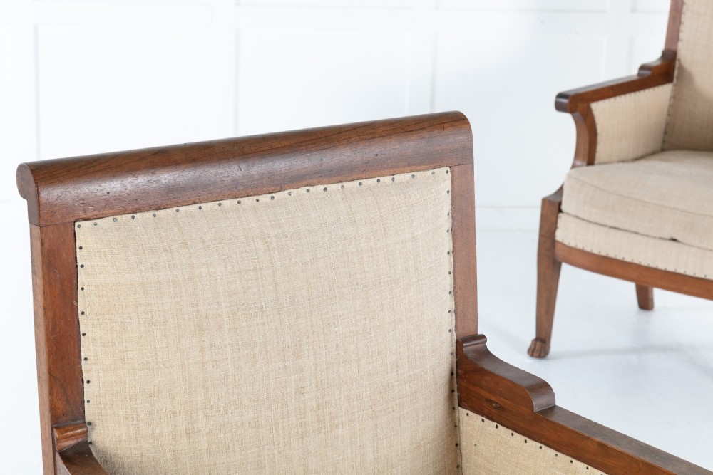 Pair of 19th Century French Walnut Armchairs View VI