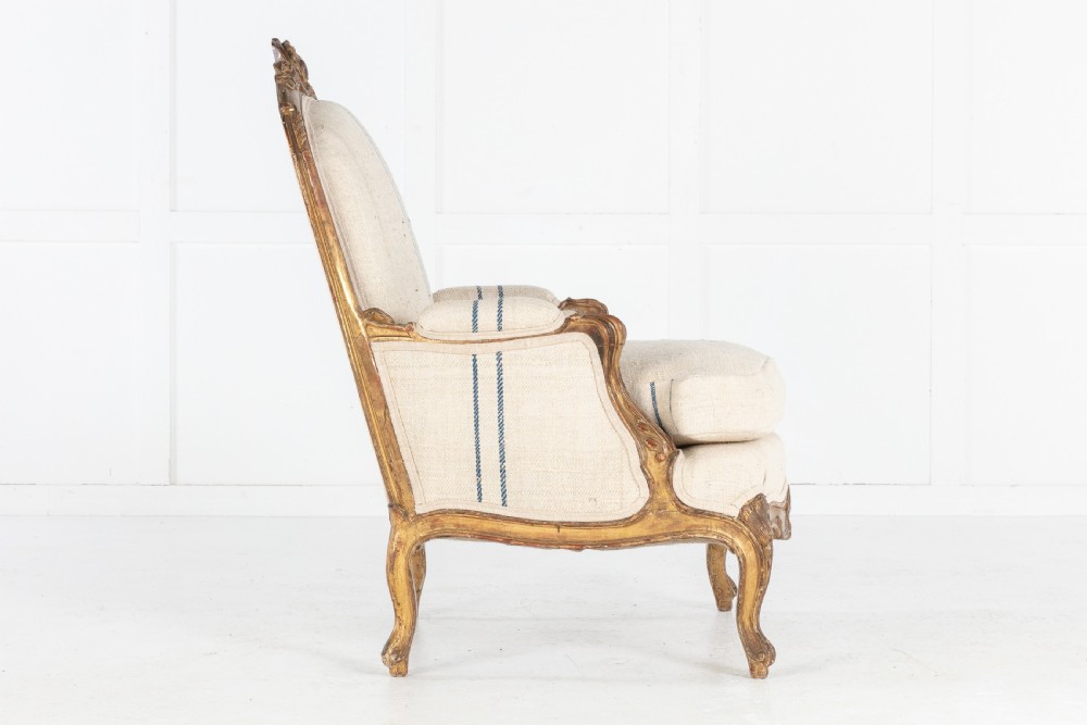 Large Scale 19th Century French Armchair View II