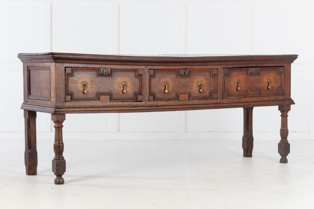 Late 17th Century Oak Dresser Base