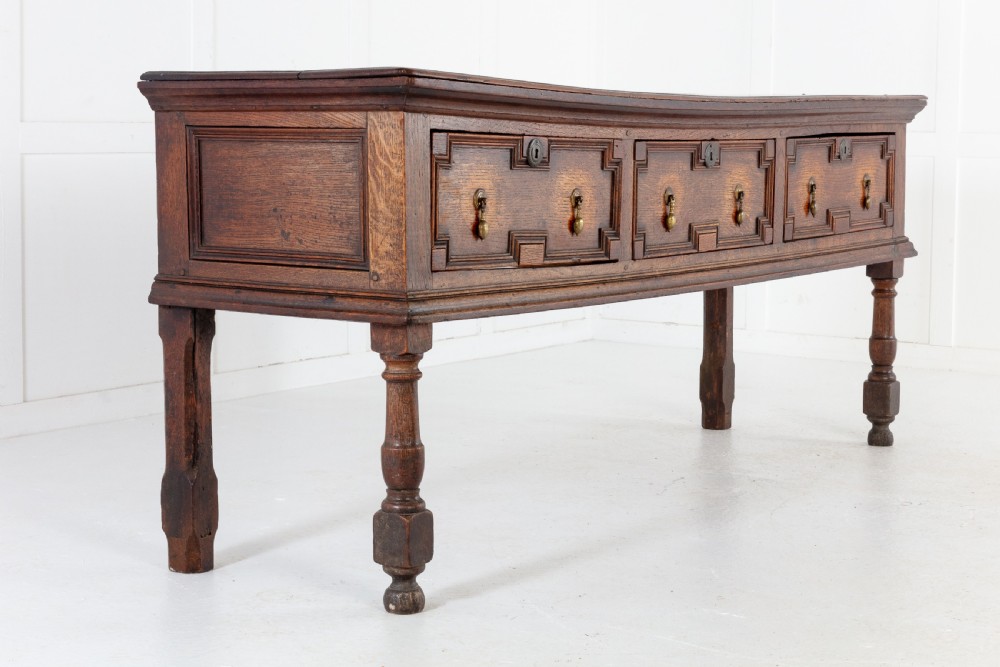 Late 17th Century Oak Dresser Base View III