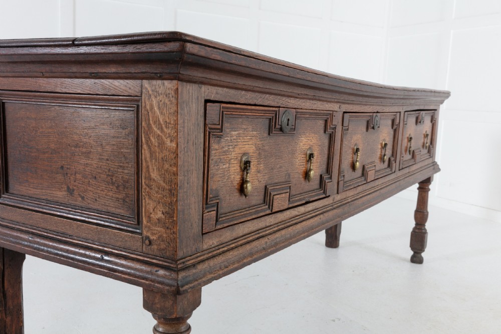 Late 17th Century Oak Dresser Base View VII
