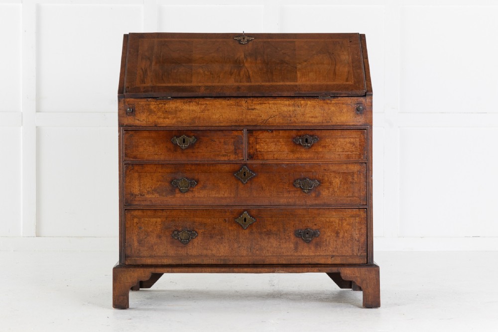 18th Century Queen Anne Walnut Bureau Circa 1710 View II