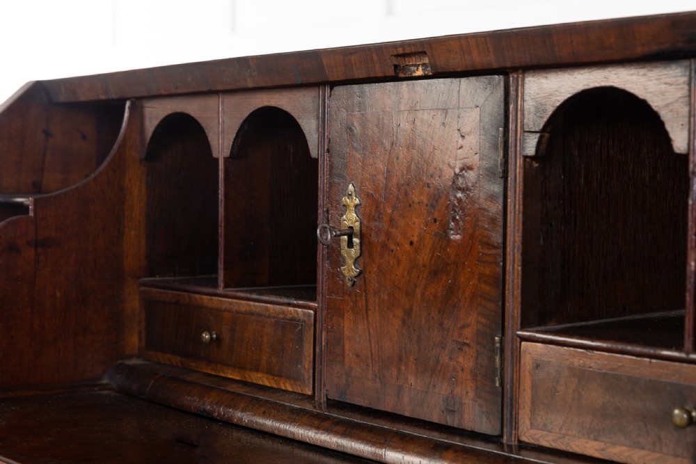 18th Century Queen Anne Walnut Bureau Circa 1710 View III