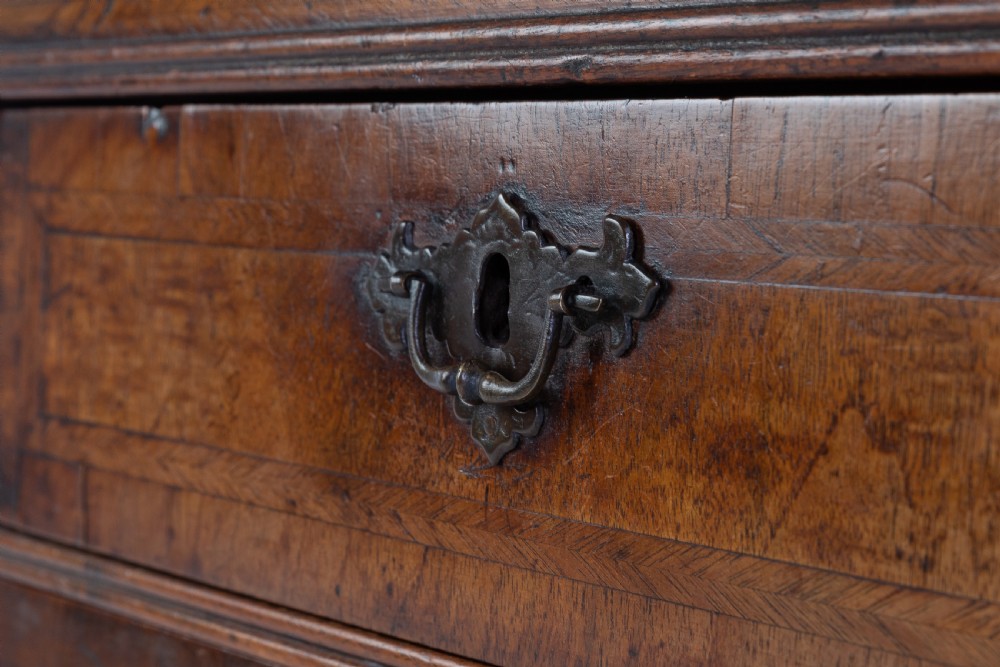 18th Century Queen Anne Walnut Bureau Circa 1710 View V