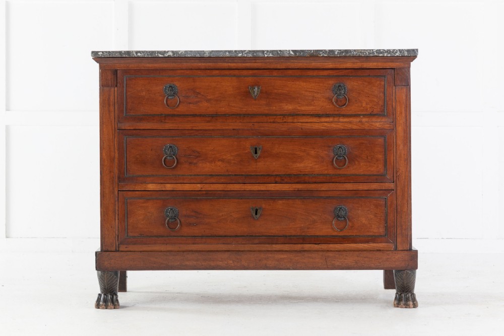 19th Century French Commode with Marble Top