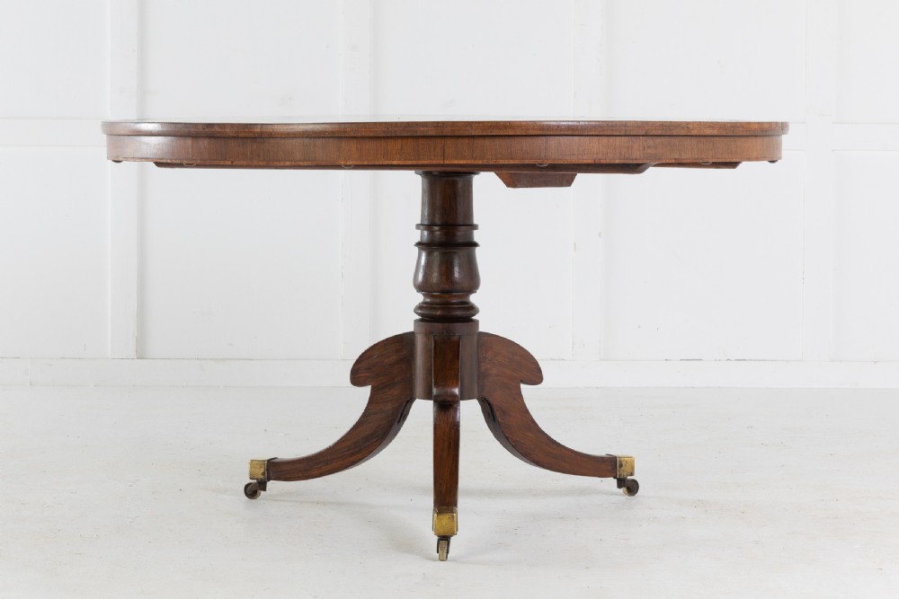 English Regency 19th Century Rosewood Circular Table View III