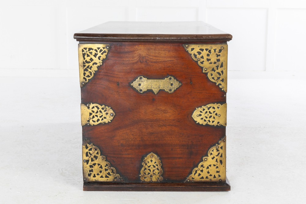 18th Century Brass Mounted Trunk View III