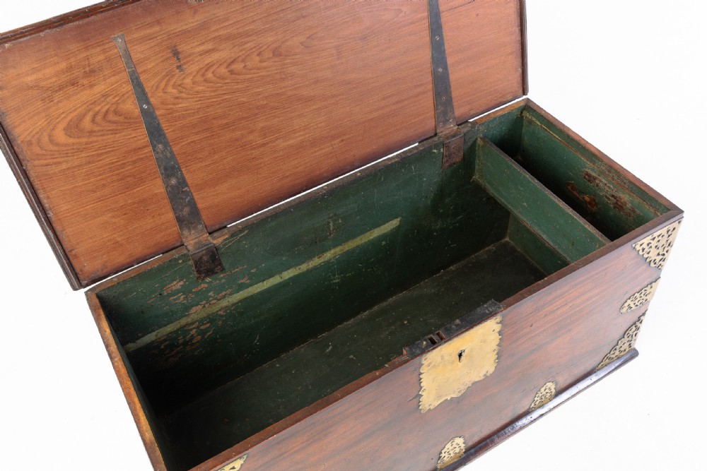 18th Century Brass Mounted Trunk View IV