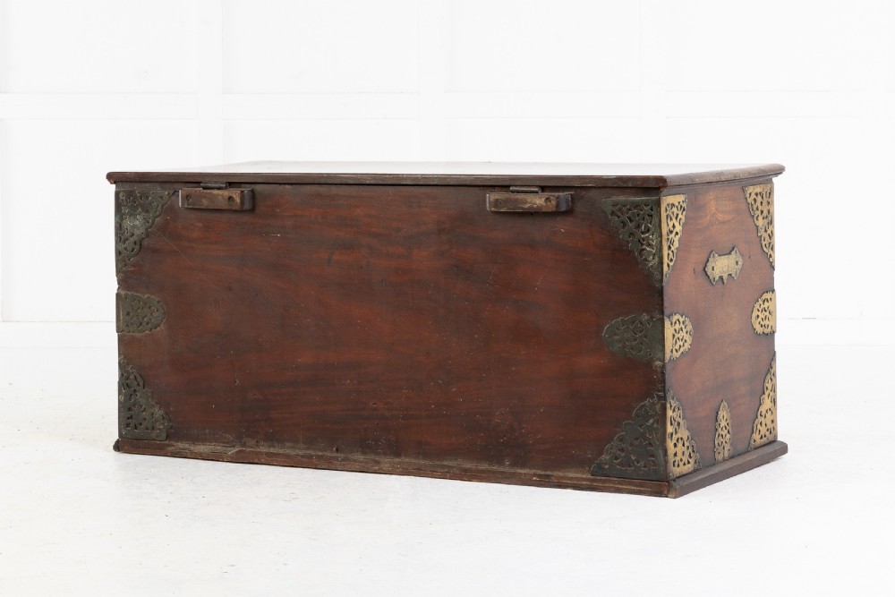 18th Century Brass Mounted Trunk View VI