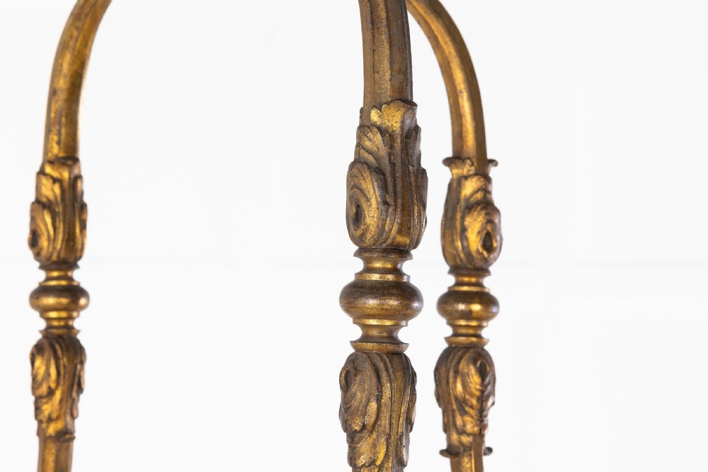 19th Century Gilt Bronze Hall Lantern View V