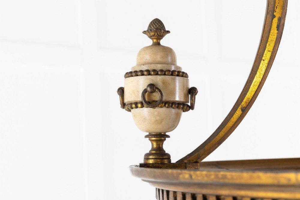 19th Century Gilt Bronze Hall Lantern View VI