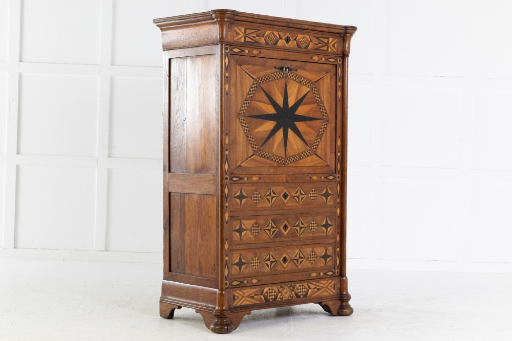 19th Century French Oak Escritoire View XII