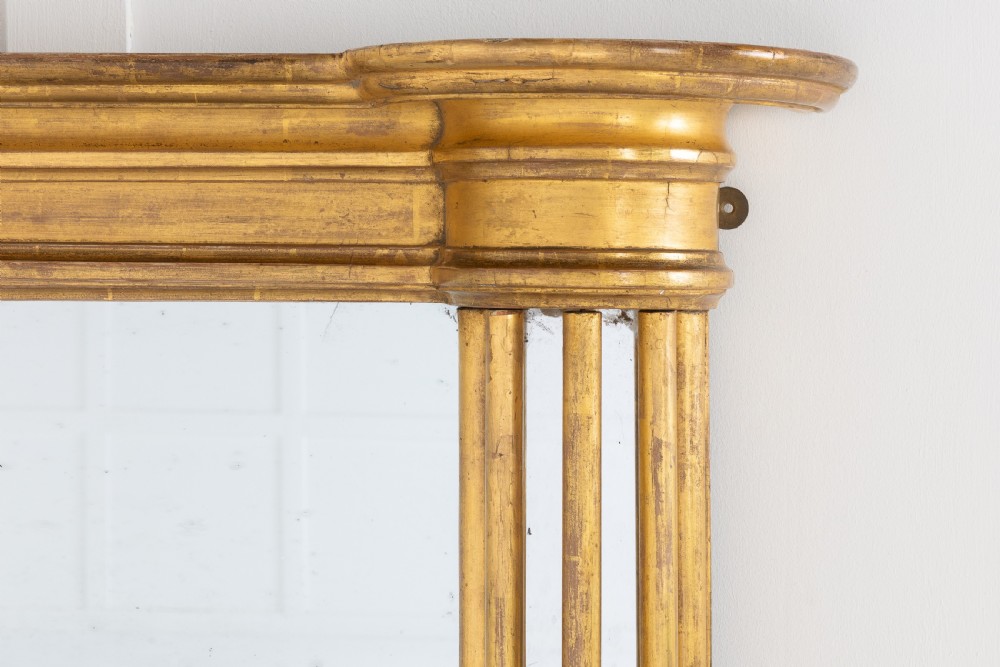 19th Century Regency Giltwood Overmantel Mirror View IV