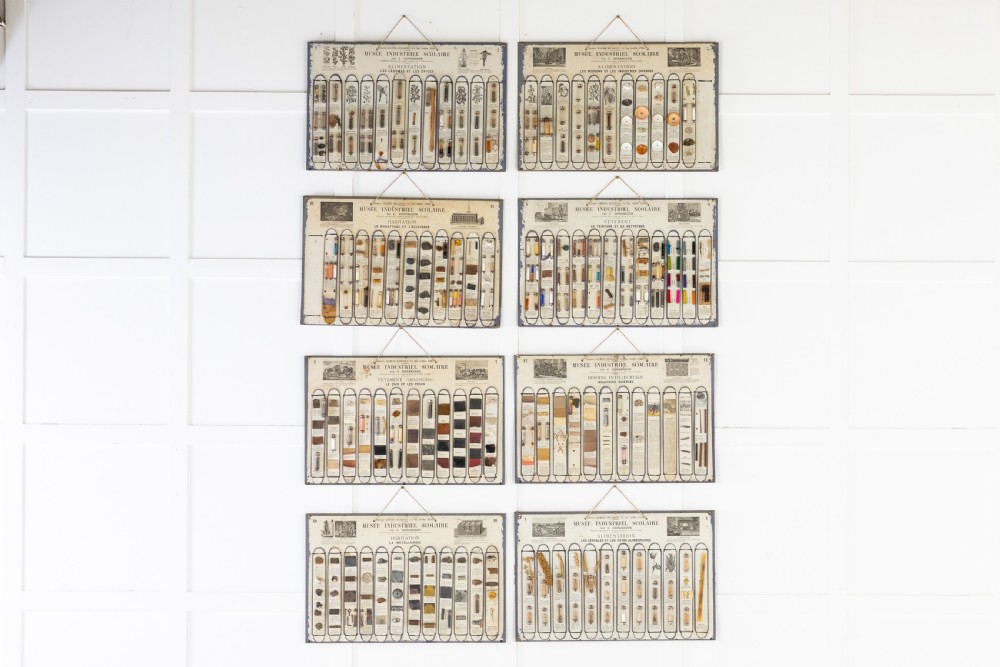 Eight French Industrial Project Display Boards