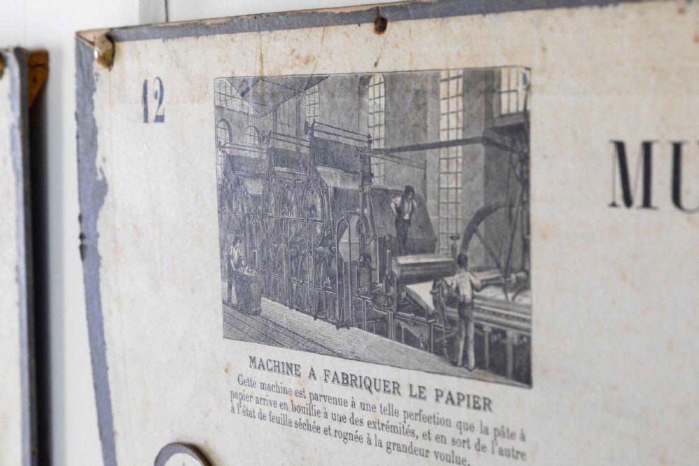 Eight French Industrial Project Display Boards View V