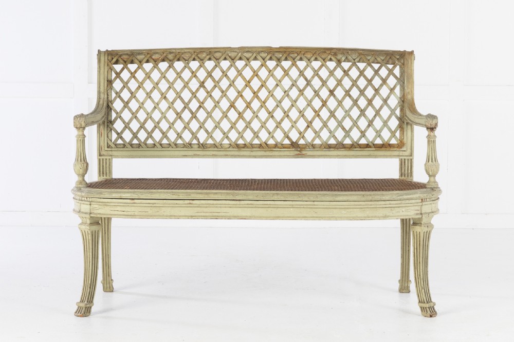 French Painted Sofa Circa 1900 View V