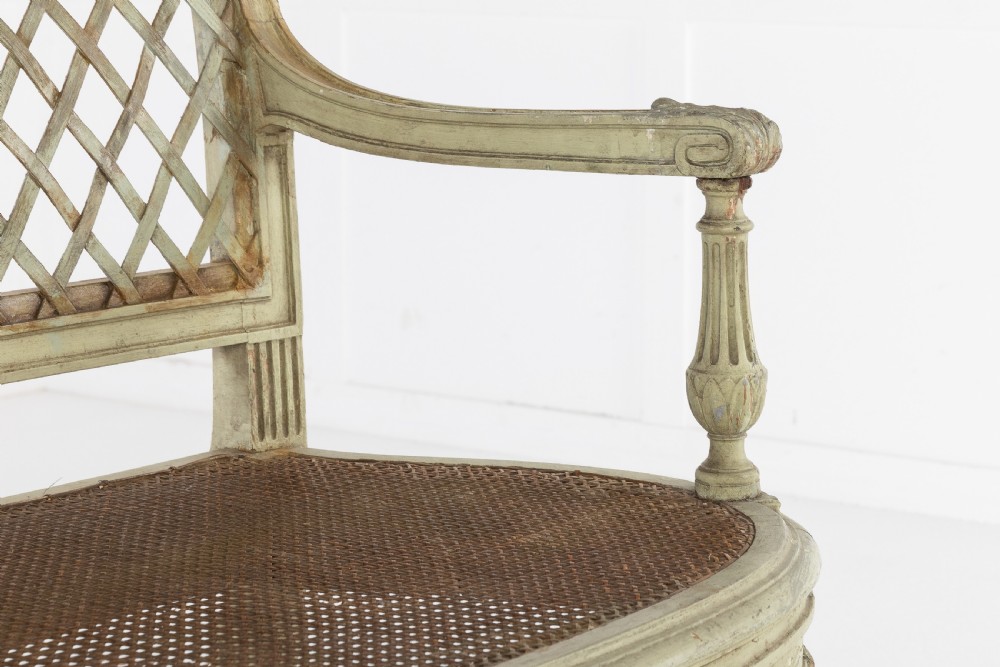French Painted Sofa Circa 1900 View VI