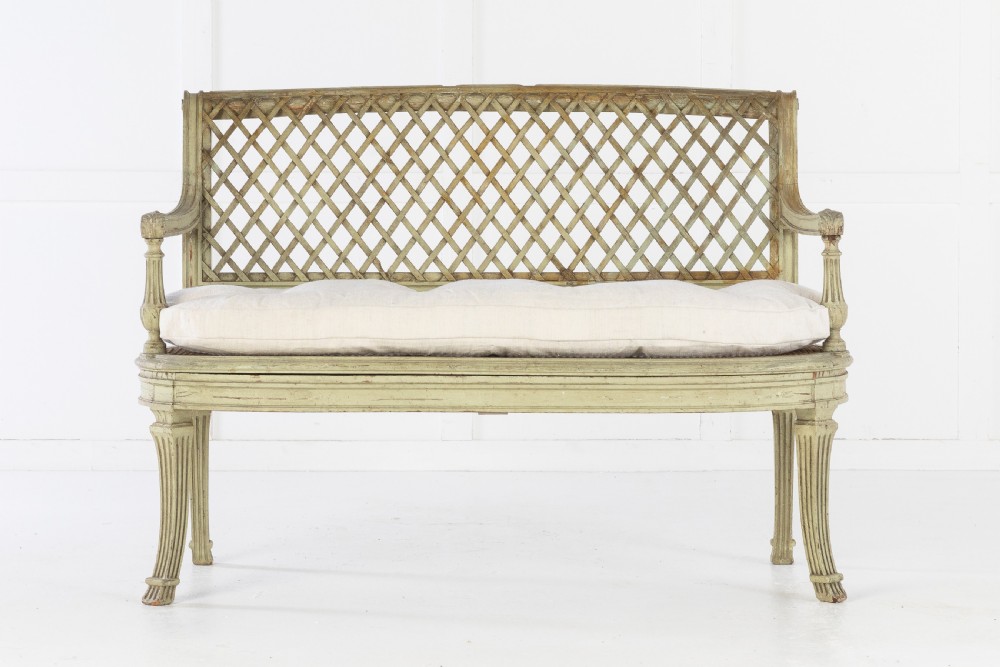 French Painted Sofa Circa 1900 View VIII