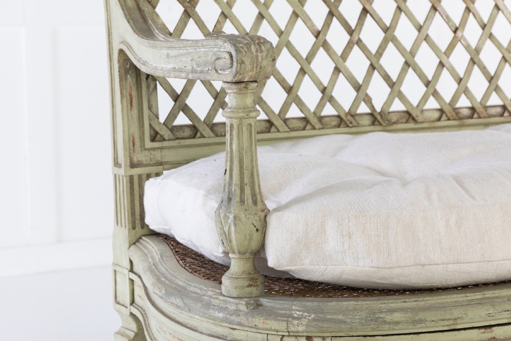 French Painted Sofa Circa 1900 View IX