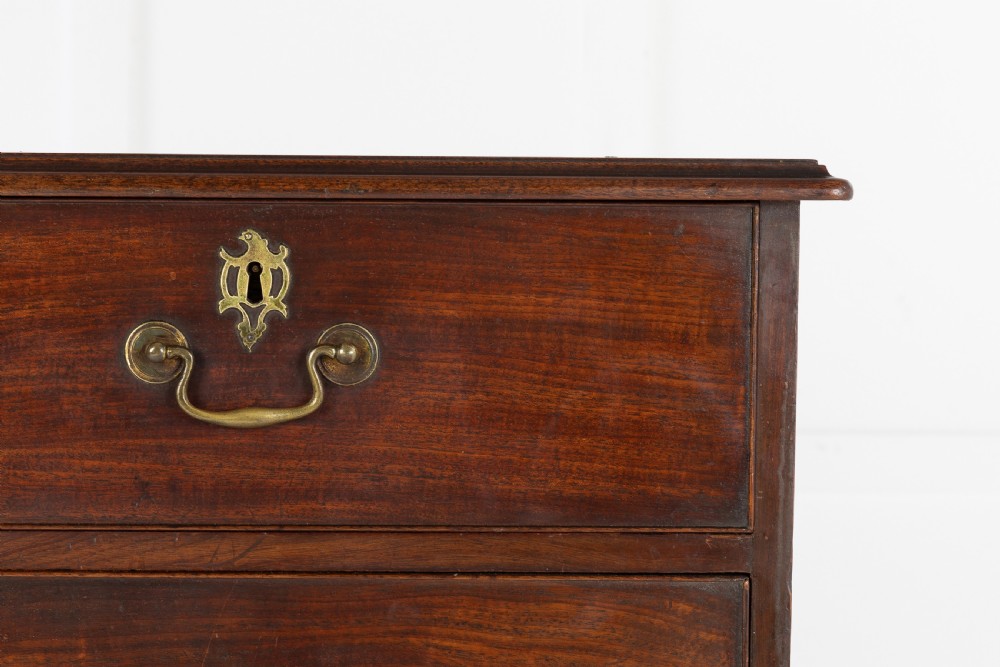 18th Century English Mahogany Chest of Drawers View II