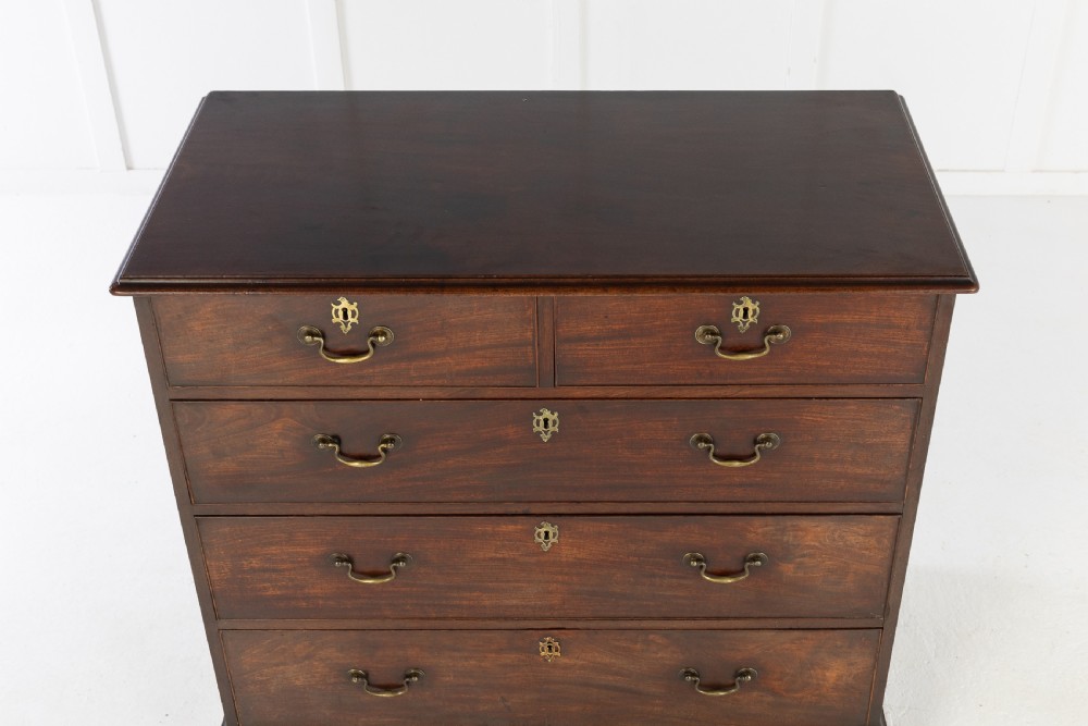 18th Century English Mahogany Chest of Drawers View IV