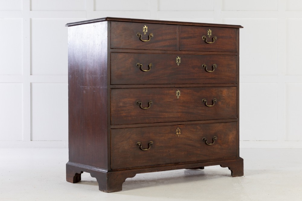 18th Century English Mahogany Chest of Drawers View VI