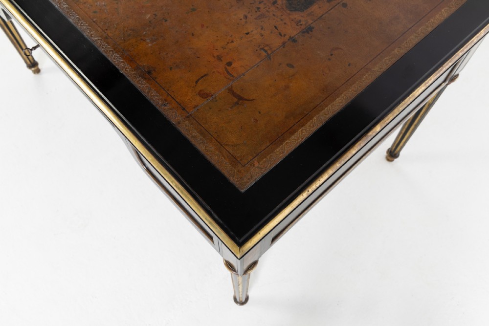 19th Century French Ebonised Bureau Plat View VI
