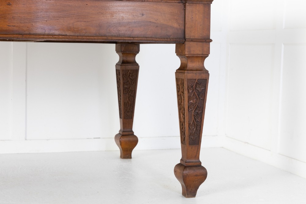 Large 19th Century Italian Walnut Dining Table View III
