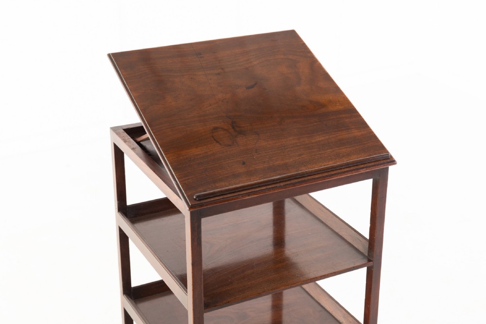 George III Mahogany Four Tier What-Not View V