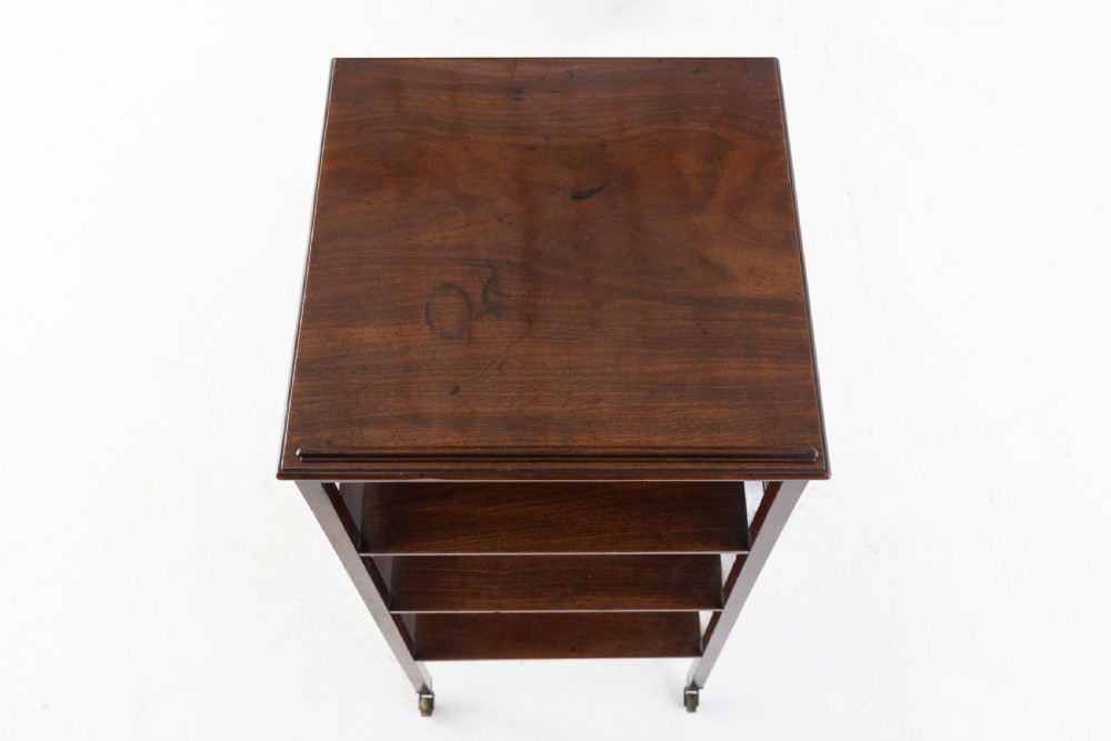 George III Mahogany Four Tier What-Not View II