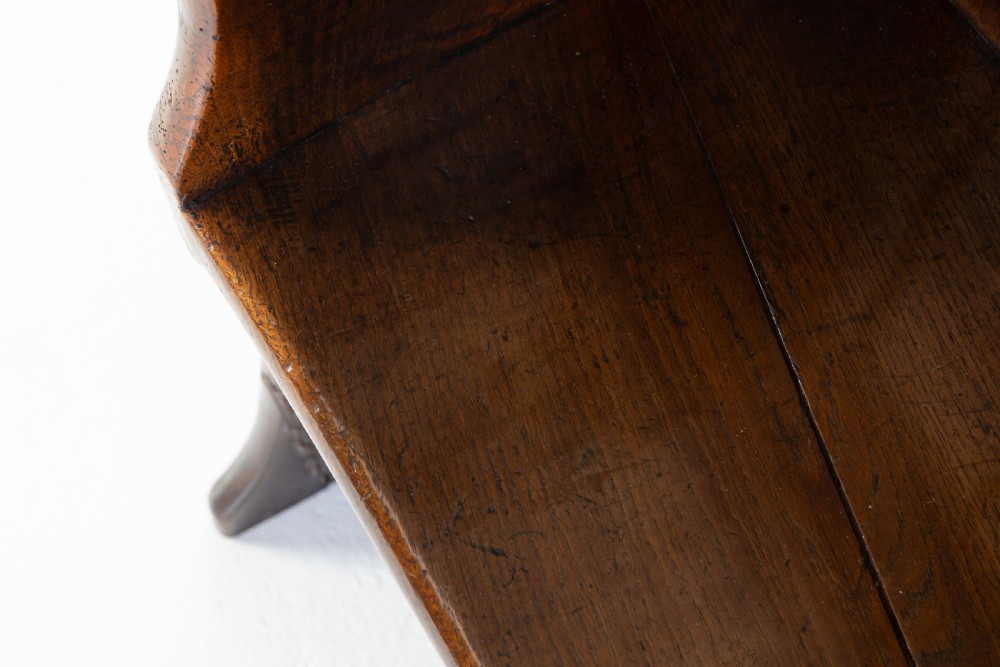 19th Century Welsh Oak Settle View V