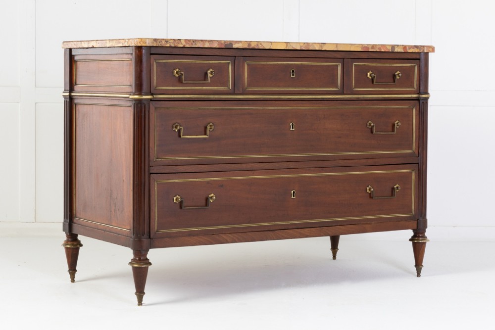 19th Century Commode with Marble Top