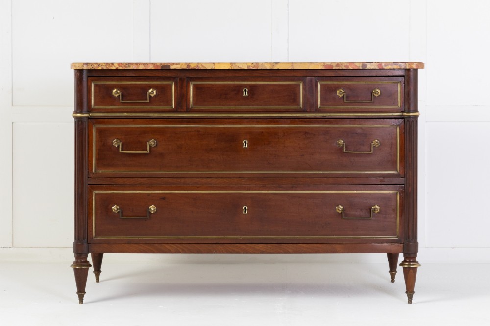 19th Century Commode with Marble Top View II