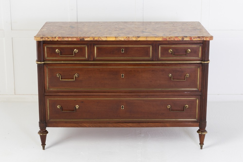 19th Century Commode with Marble Top View III