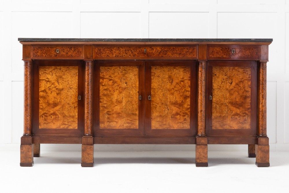 18th Century French Ash and Mahogany Enfilarde