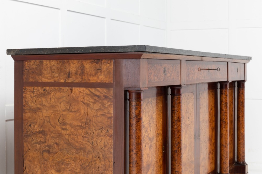18th Century French Ash and Mahogany Enfilarde View III