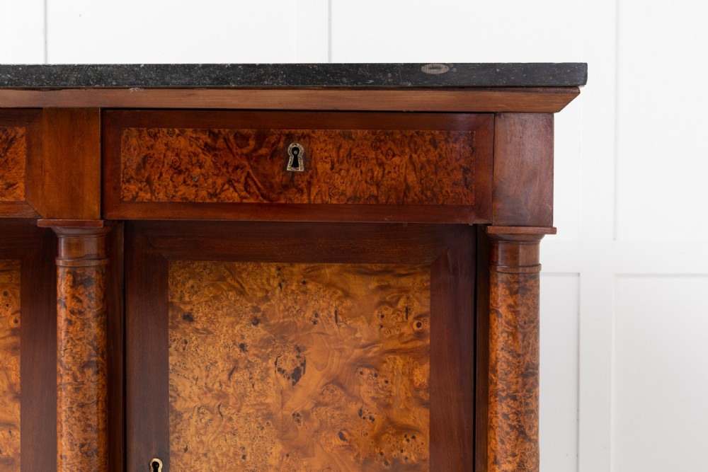 18th Century French Ash and Mahogany Enfilarde View VII