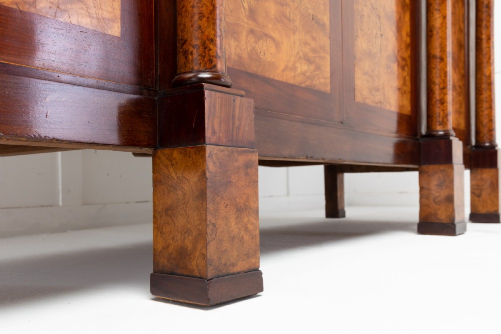 18th Century French Ash and Mahogany Enfilarde View VIII