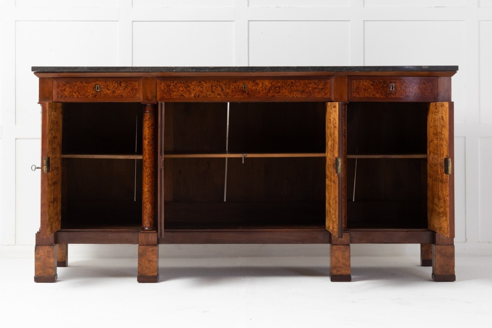 18th Century French Ash and Mahogany Enfilarde View IX