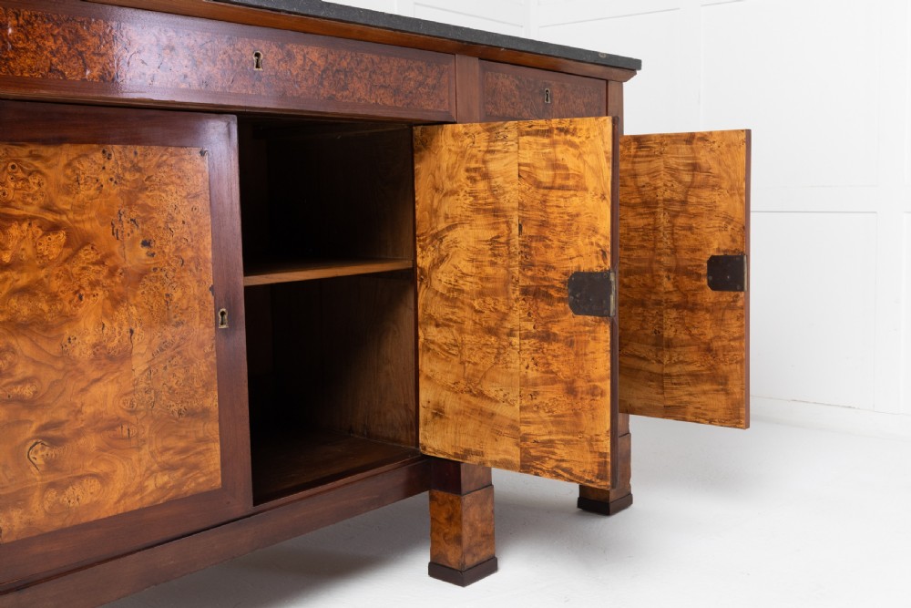 18th Century French Ash and Mahogany Enfilarde View X