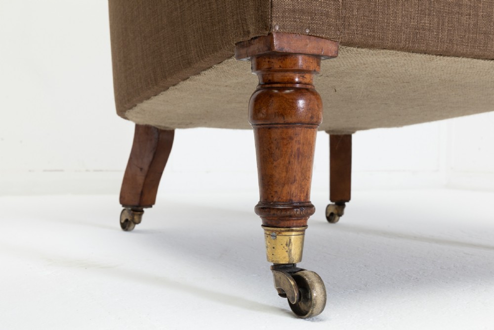 Pair of 19th Century English Button Back Armchairs View IV