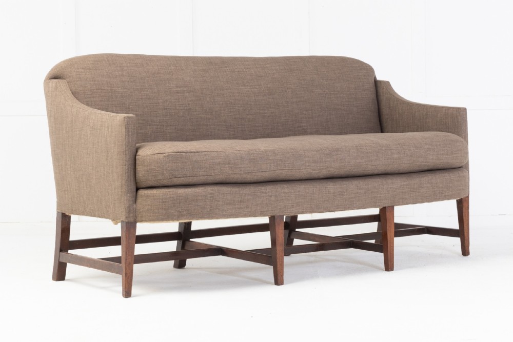 18th Century George III Mahogany Sofa