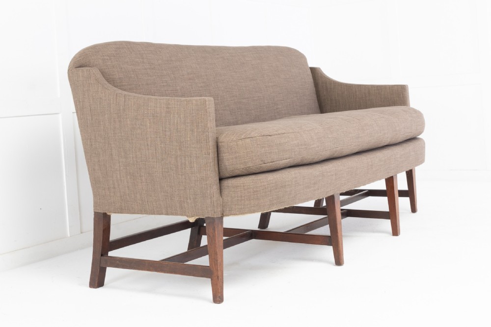 18th Century George III Mahogany Sofa View II